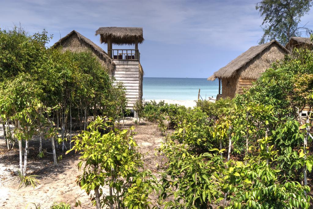 Green Blue Beach Hostel Koh Rong Sanloem Dış mekan fotoğraf